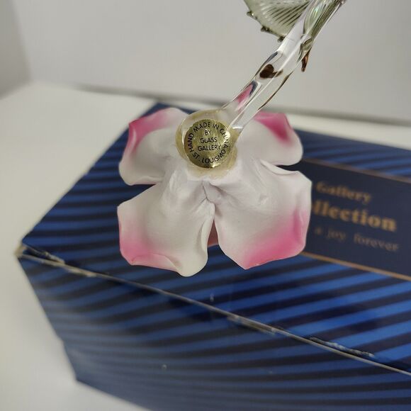 Collectible Clear Crystal Rose with Mirror "I Love You Always" Romantic Gift Y2K - Picture 6 of 11